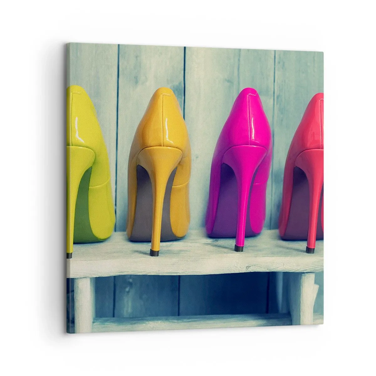 Obraz na plátne - Prechádzkou po dúhe - 50x50 cm