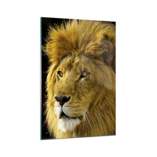 Obraz na skle - Portrét kráľa - 70x100 cm