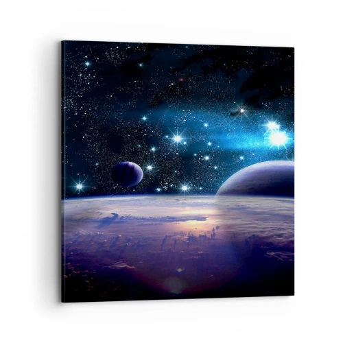 Obraz na plátne - Stále sami? - 70x70 cm