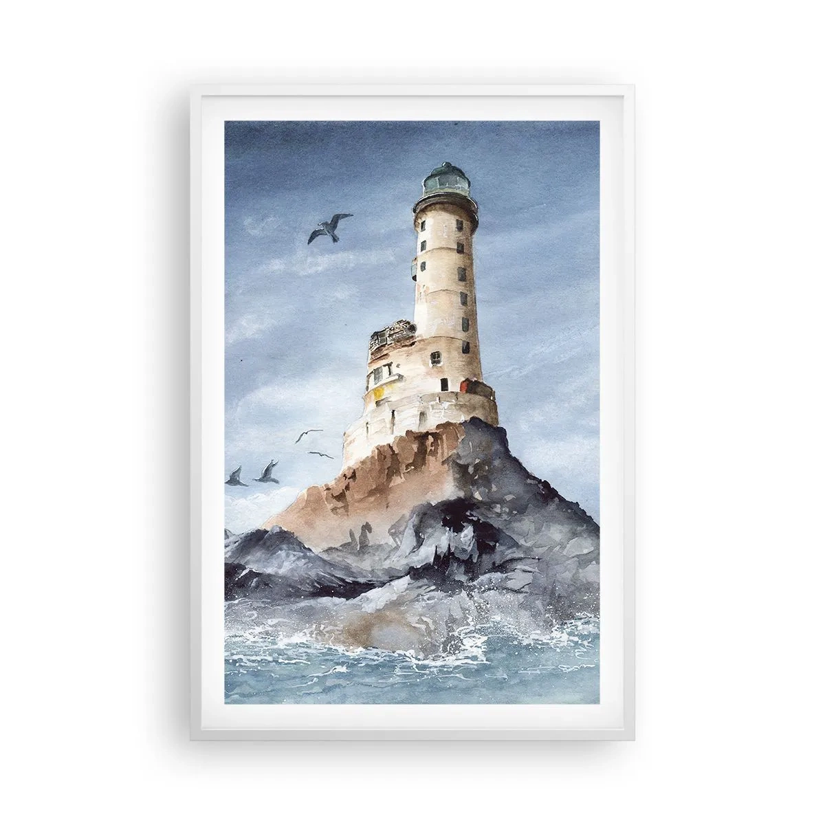 Plagát v bielom ráme - Nepremožiteľná - 61x91 cm