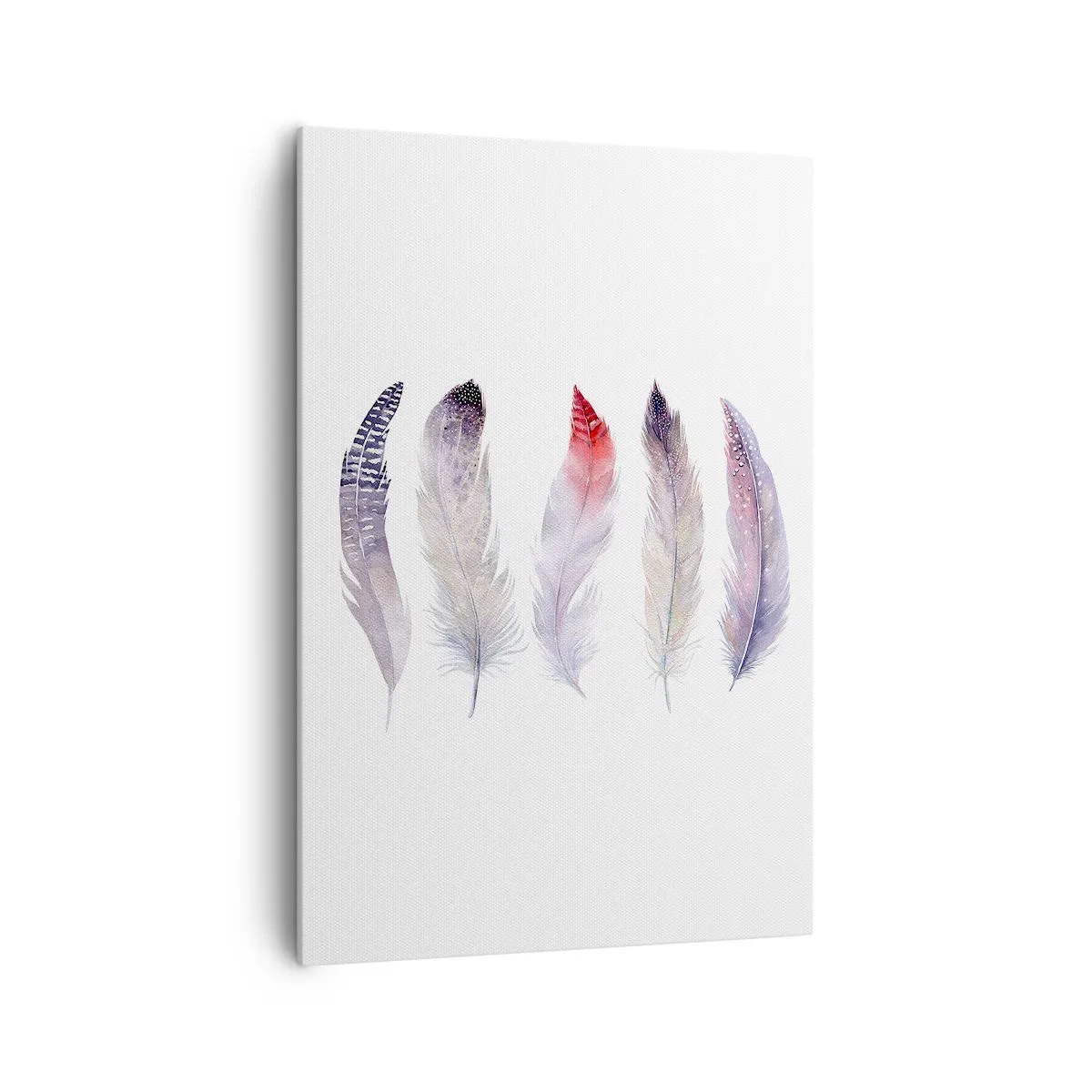 Obraz na plátne - Jemné ako rôznofarebná hmla - 70x100 cm