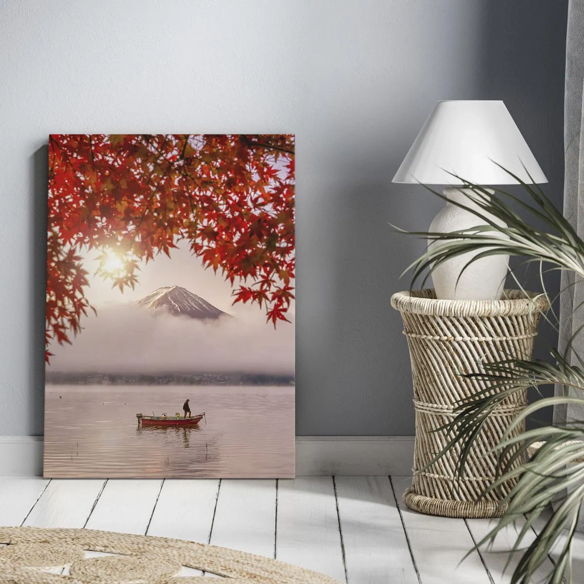 Obraz na plátne - V japonskom štýle - 55x100 cm