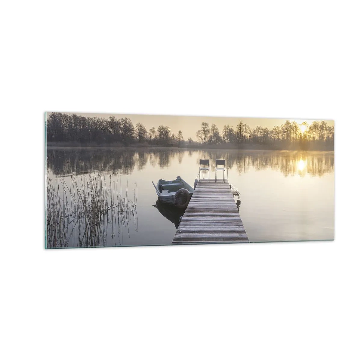 Obraz na skle - Časom sa vrátim - 100x40 cm