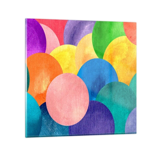 Obraz na skle - Pôvodná plnosť života - 70x70 cm