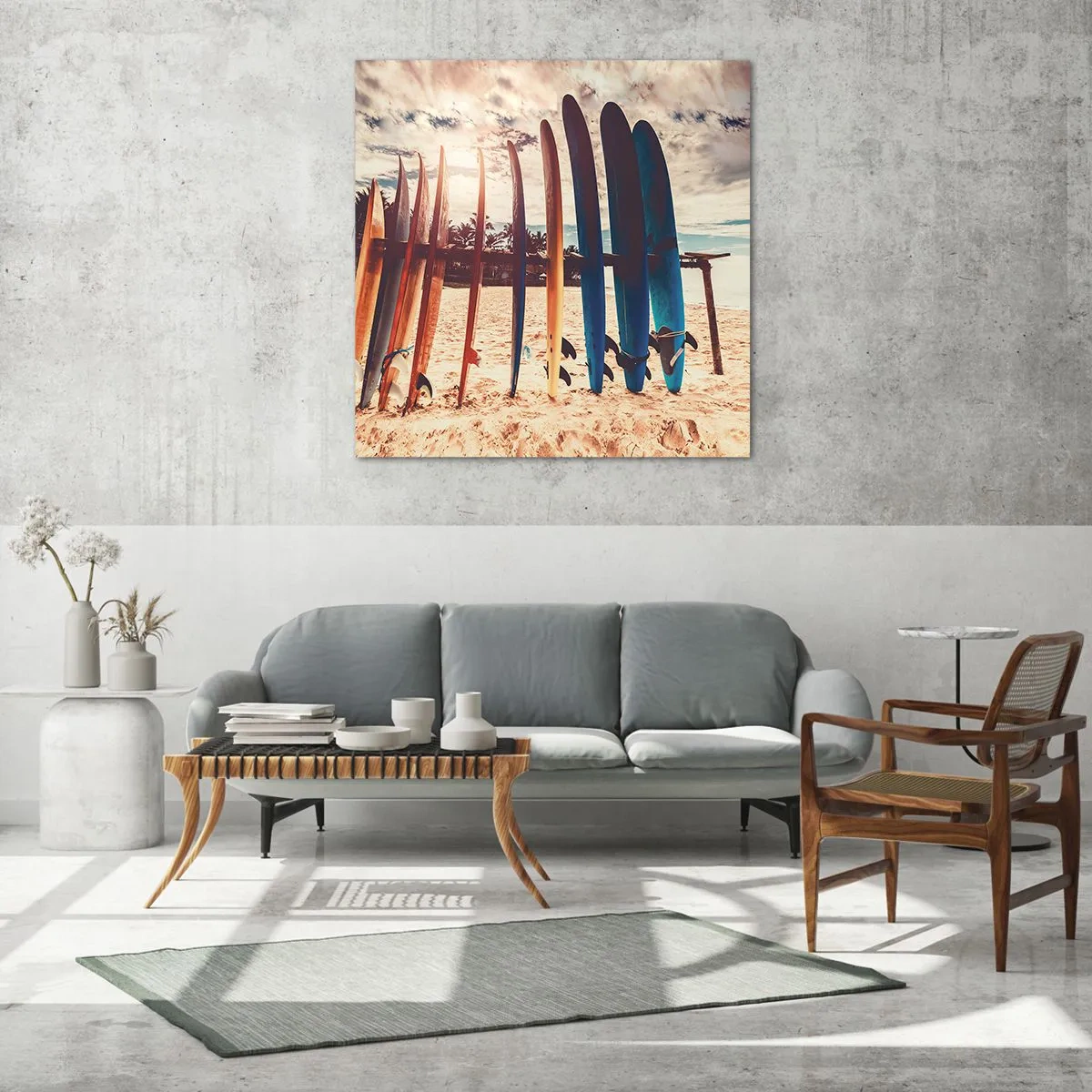 Obraz na skle - Dobrú noc, tak zajtra. - 70x70 cm