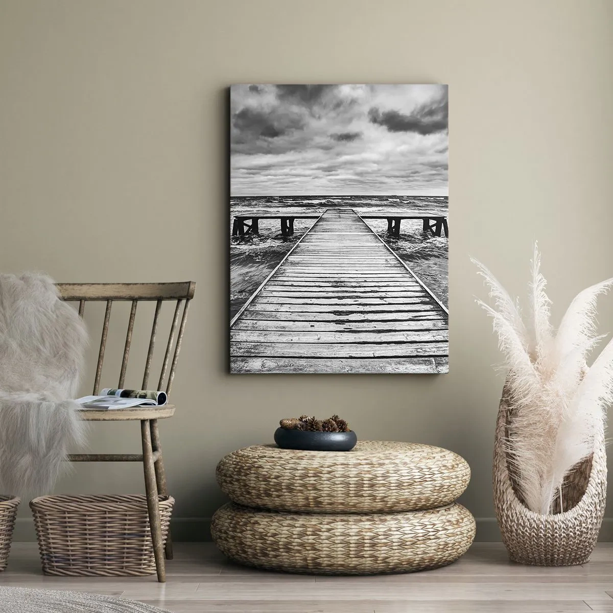 Obraz na plátne - Čakám na vietor, čo rozfúka… - 50x70 cm