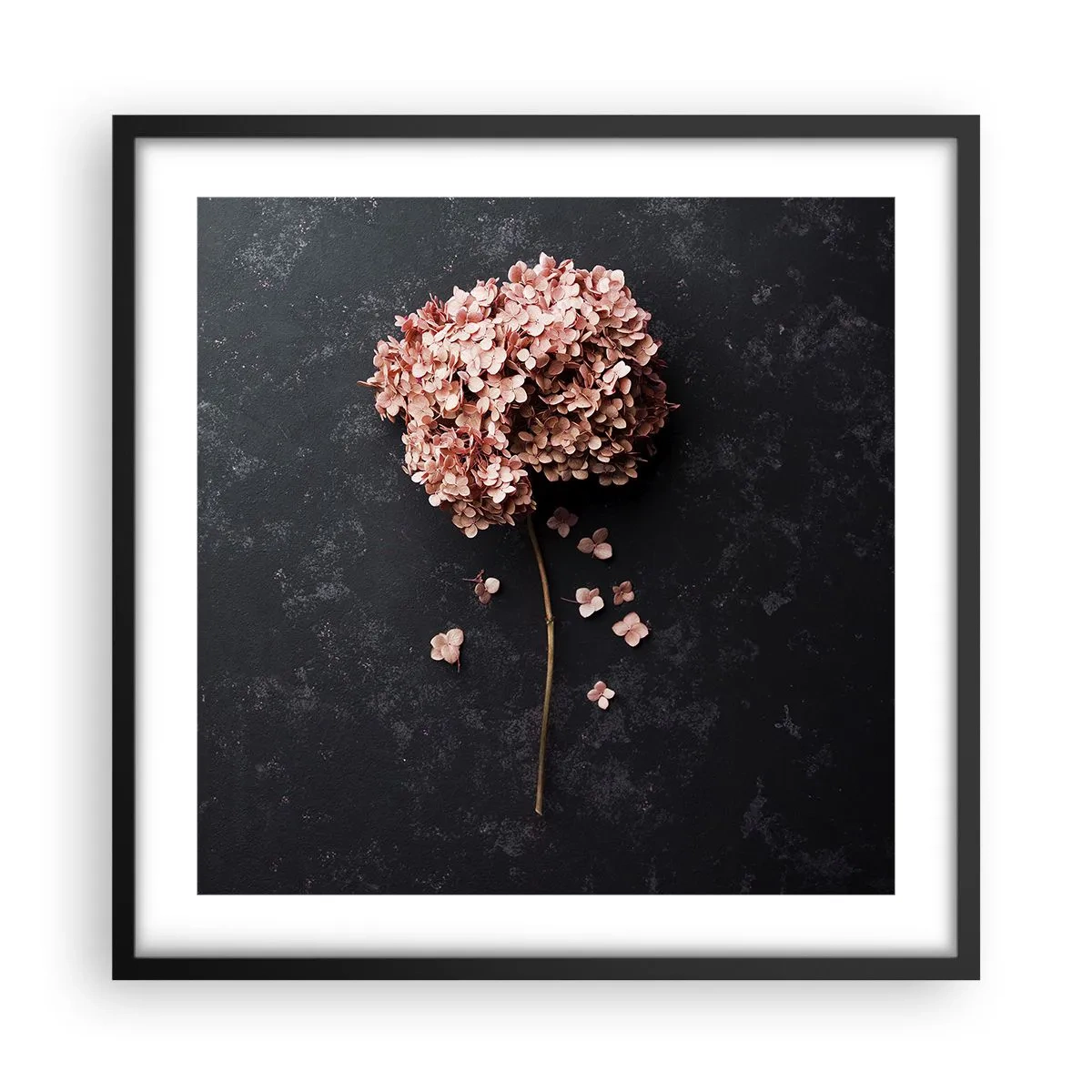 Plagát v čiernom ráme - Skutočne romantické znamenie - 50x50 cm