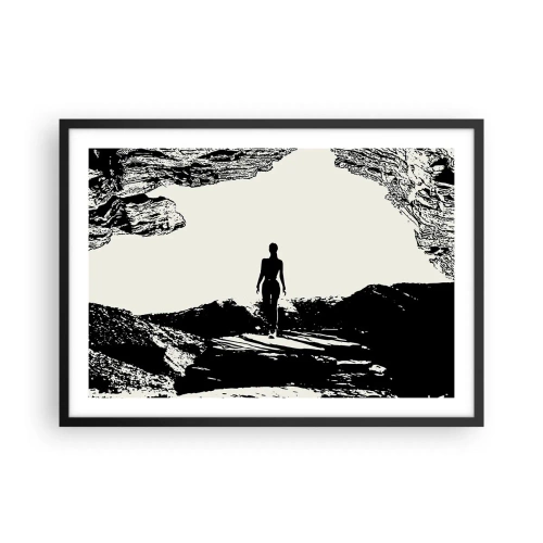 Plagát v čiernom ráme - Nový pohľad - 70x50 cm