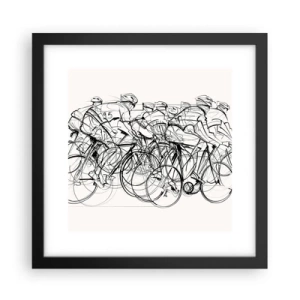 Plagát v čiernom ráme - Spoločne v tíme - 30x30 cm