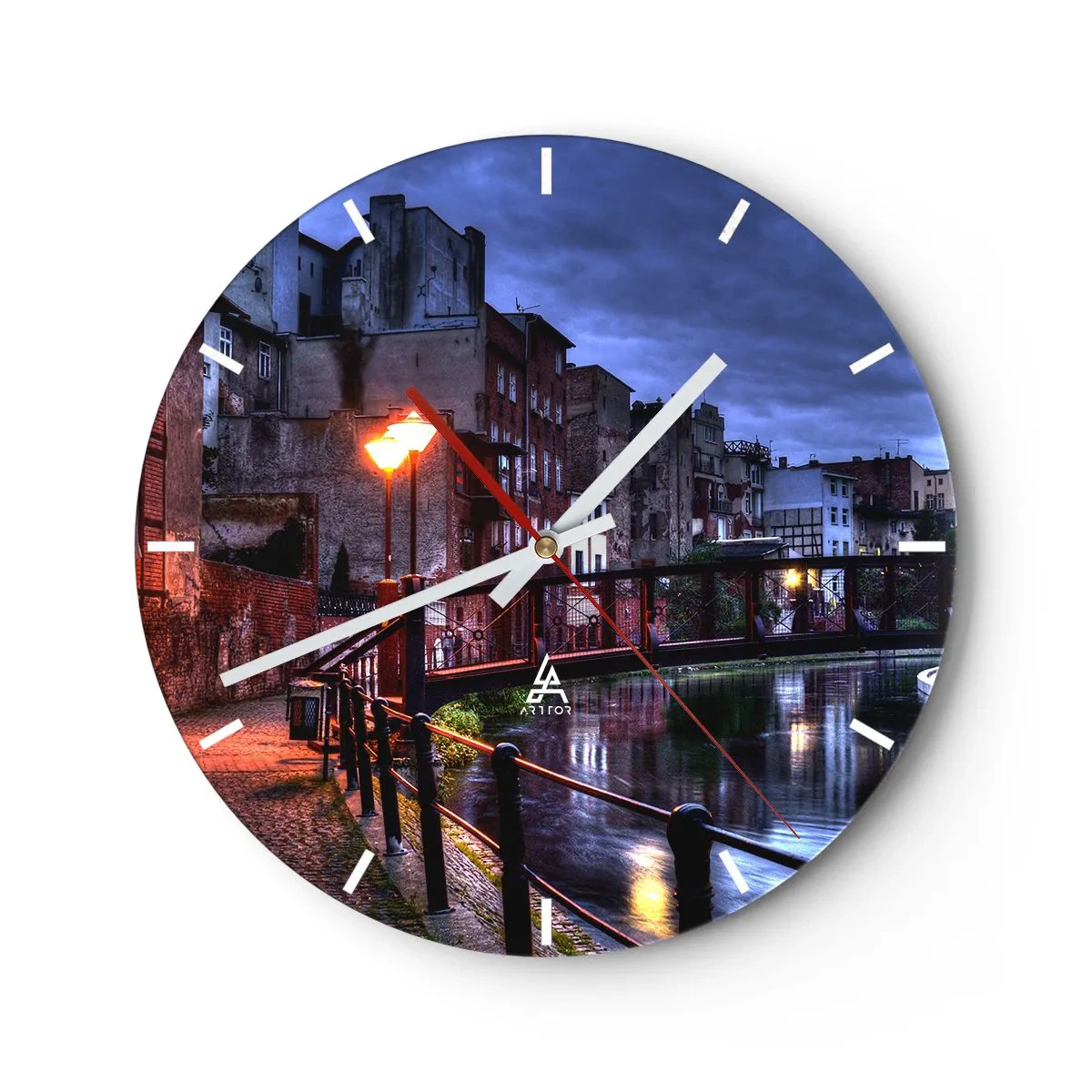 Nástenné hodiny - Takú Bydgoszcz si nepoznal - 40x40 cm