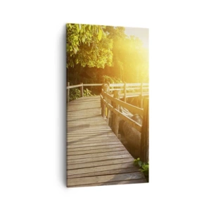 Obraz na plátne - Ďalšia zákruta, ďalšie zázraky - 45x80 cm