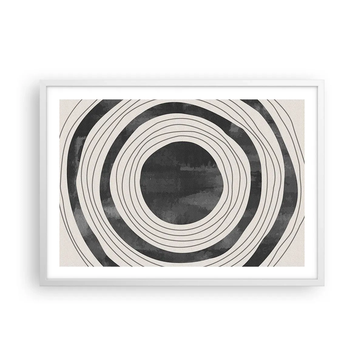 Plagát v bielom ráme - Presný zásah - 70x50 cm