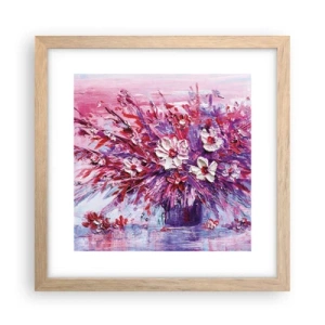 Plagát v ráme zo svetlého duba - Nevinnosť a vášeň - 30x30 cm