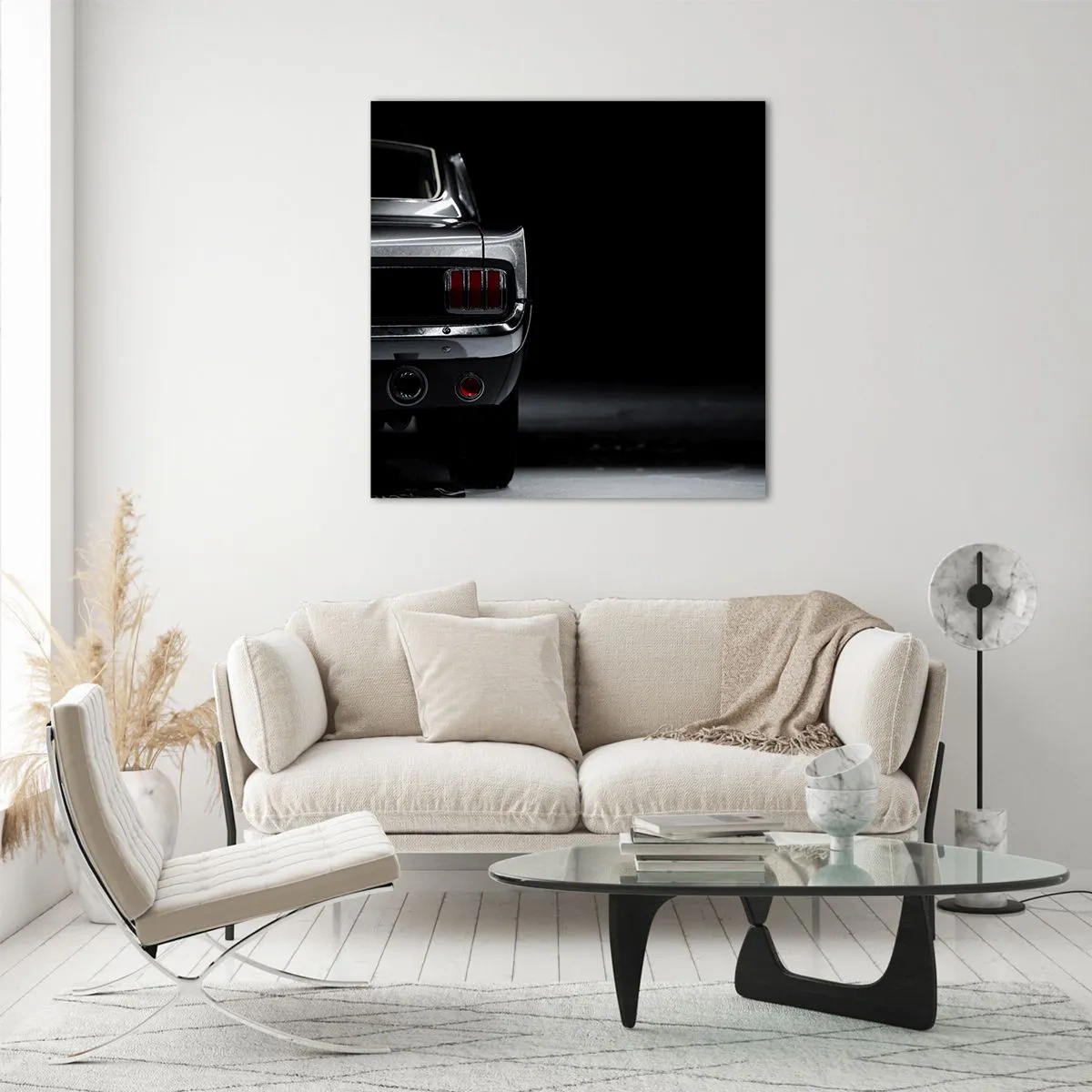 Obraz na skle - Kúzlo klasiky - 30x30 cm