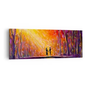 Obraz na plátne - Nebo ich tiež miluje - 140x50 cm