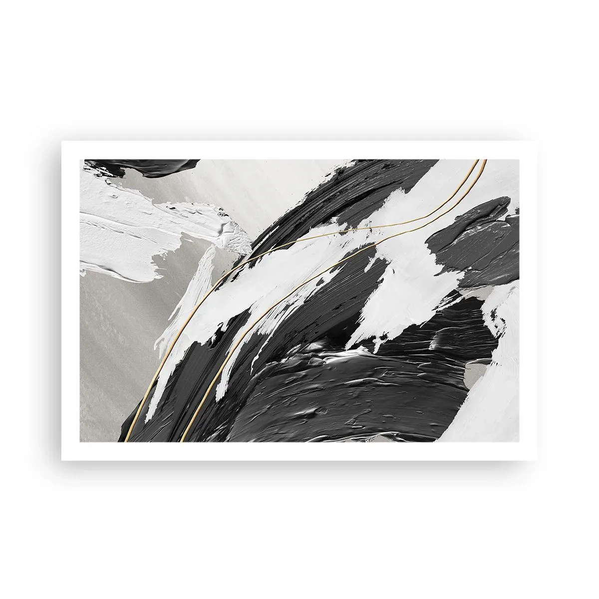 Plagát - Veľkorysá abstrakcia - 91x61 cm