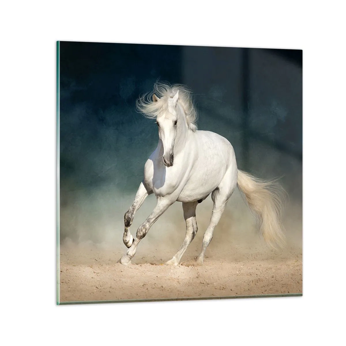 Obraz na skle - Sloboda v čistom stave - 70x70 cm