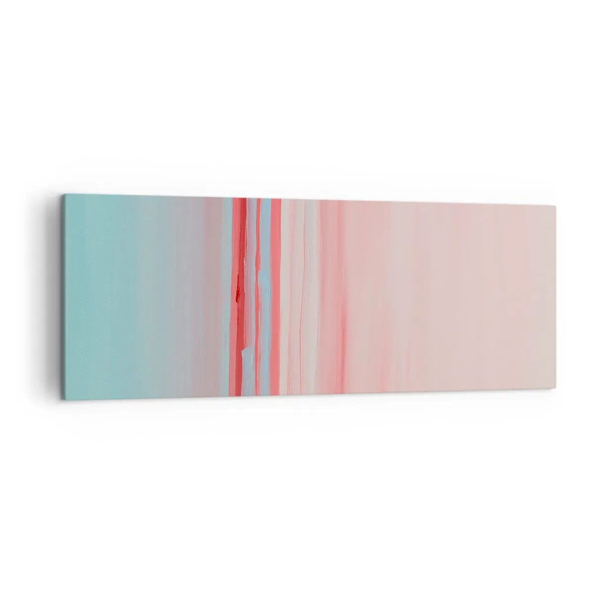 Obraz na plátne - Abstrakcia za úsvitu - 140x50 cm