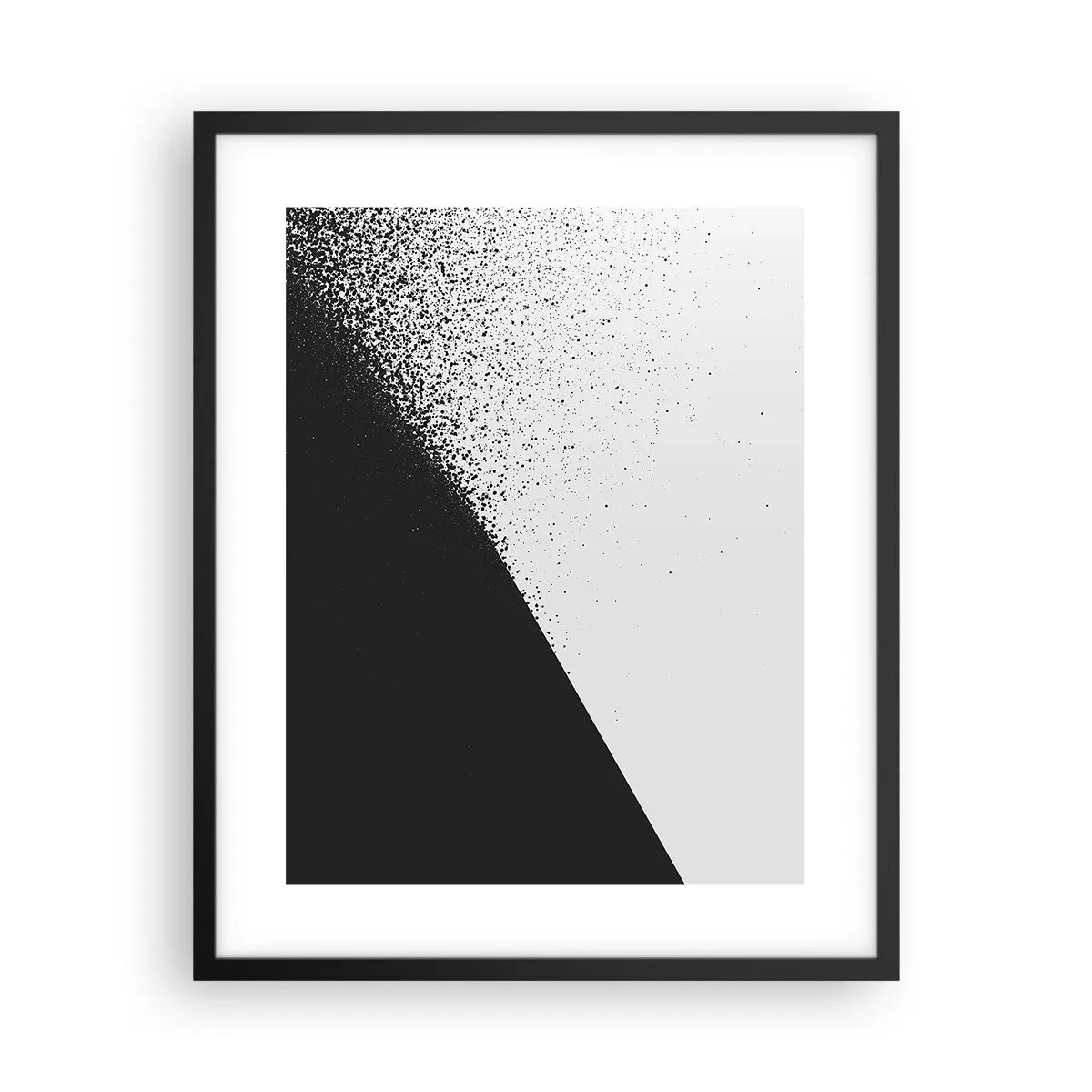 Plagát v čiernom ráme - Rýchlejšie a rýchlejšie, viac a viac - 40x50 cm