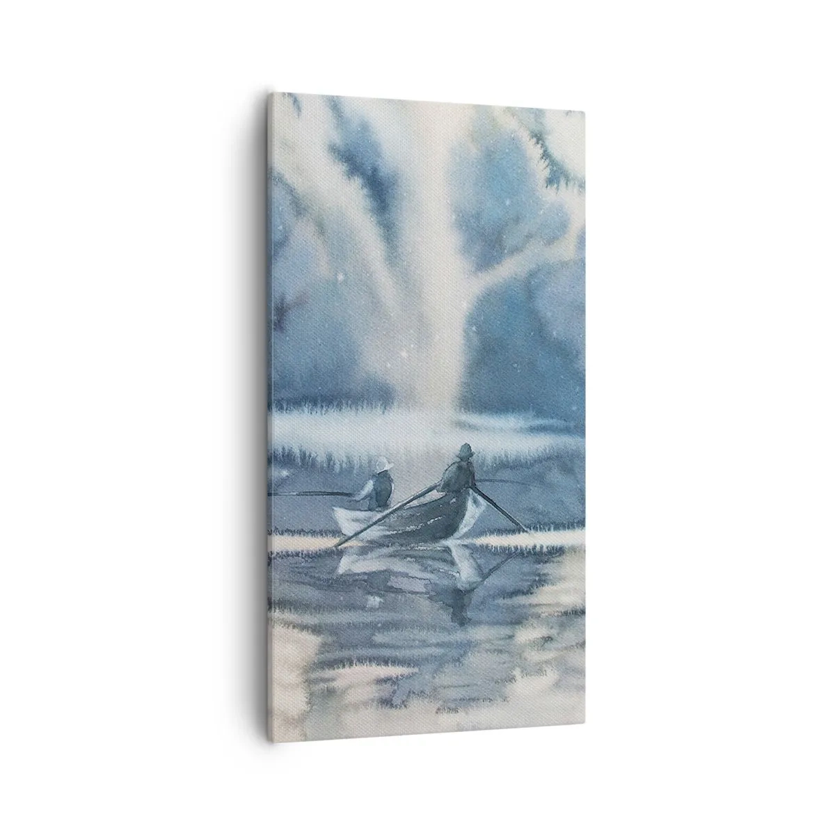 Obraz na plátne - Rybári vo svojom raji - 55x100 cm