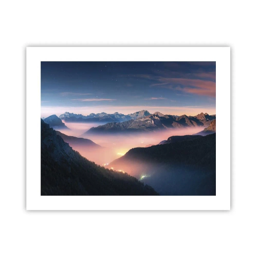 Plagát - Svetlo v údoliach - 50x40 cm