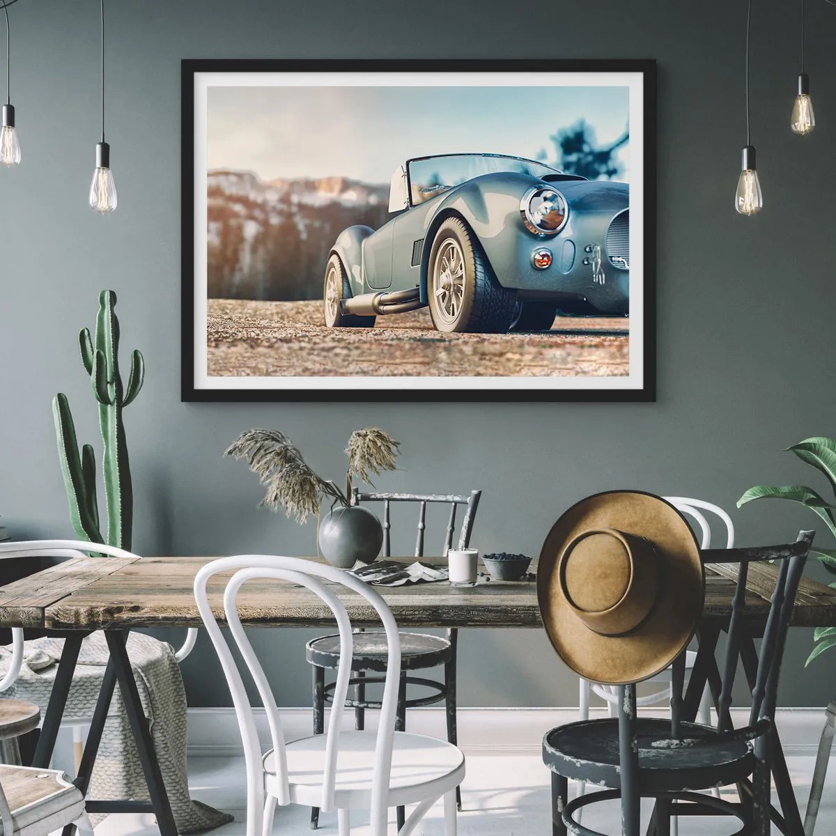 Plagát v čiernom ráme - Pretože na štýle záleží - 40x30 cm