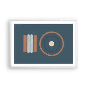 Plagát v bielom ráme - Podstata vecí - 70x50 cm