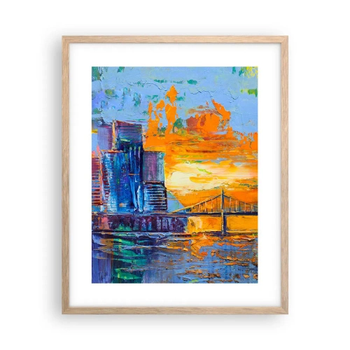 Plagát v ráme zo svetlého duba - Kultúra a príroda - 40x50 cm