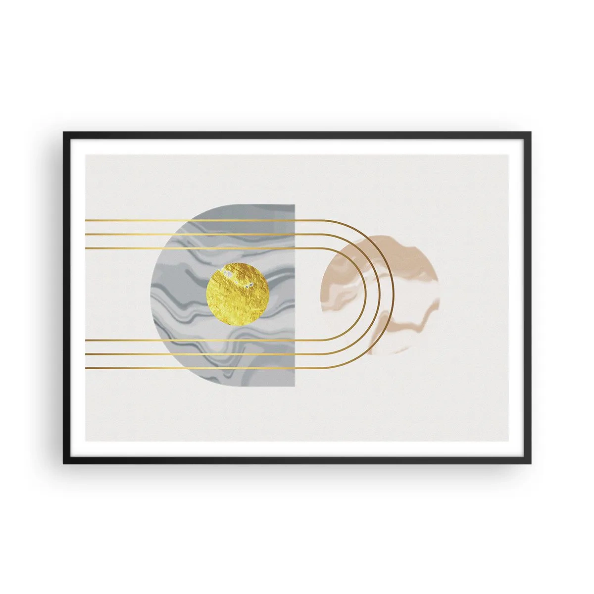 Plagát v čiernom ráme - Jas a žiarivosť - 100x70 cm