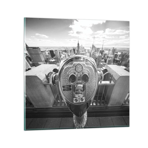 Obraz na skle - Mesto nad mestami - 70x70 cm