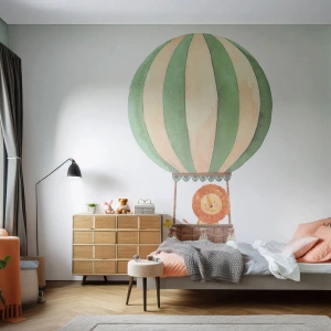 Fototapeta Premium Sand - Leonove cesty - Balón, Lev, Detský - 350x256 cm