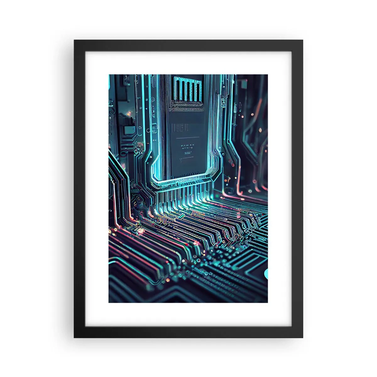 Plagát v čiernom ráme - Len tak premýšľam… - 30x40 cm