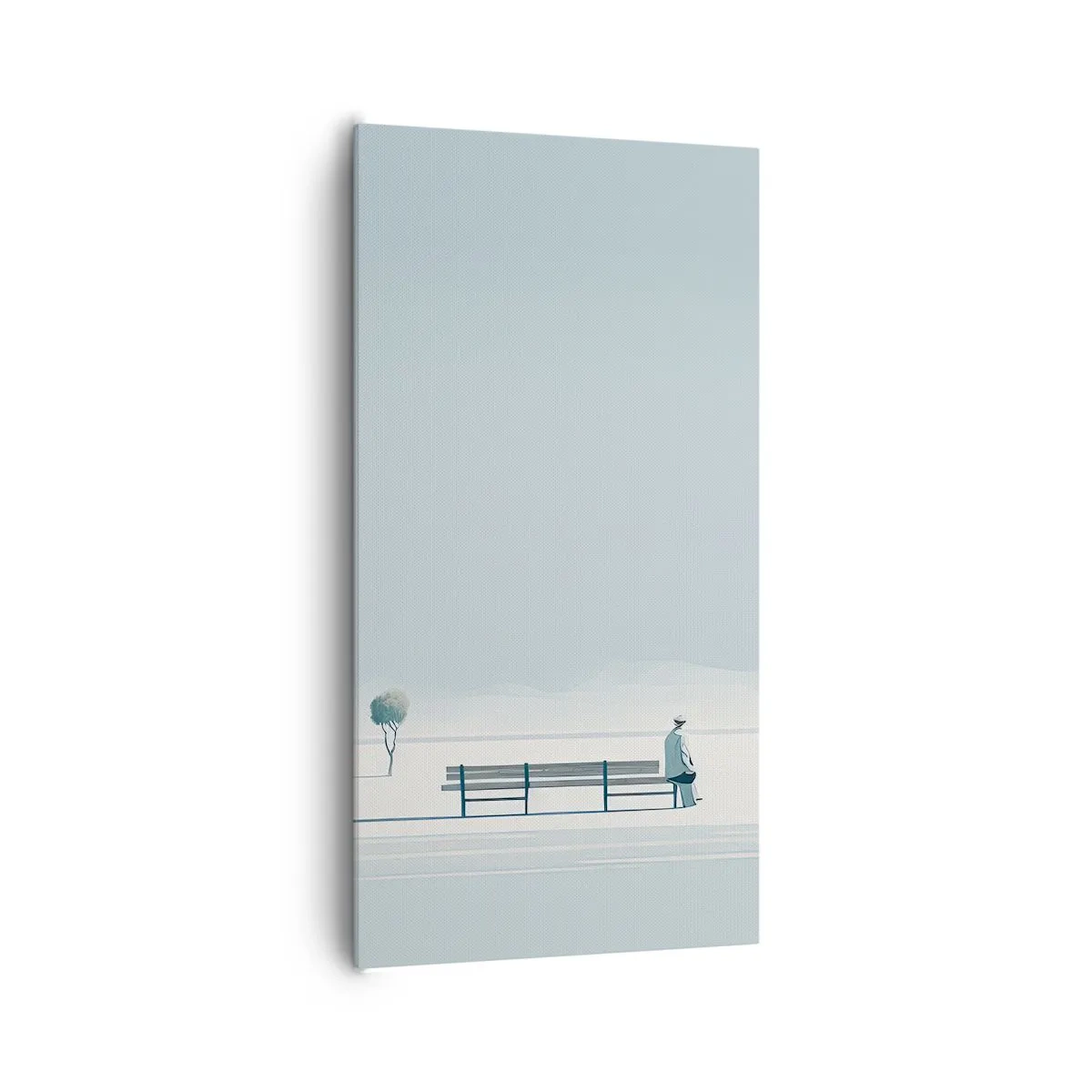 Obraz na plátne - Áno, čakám. - 65x120 cm