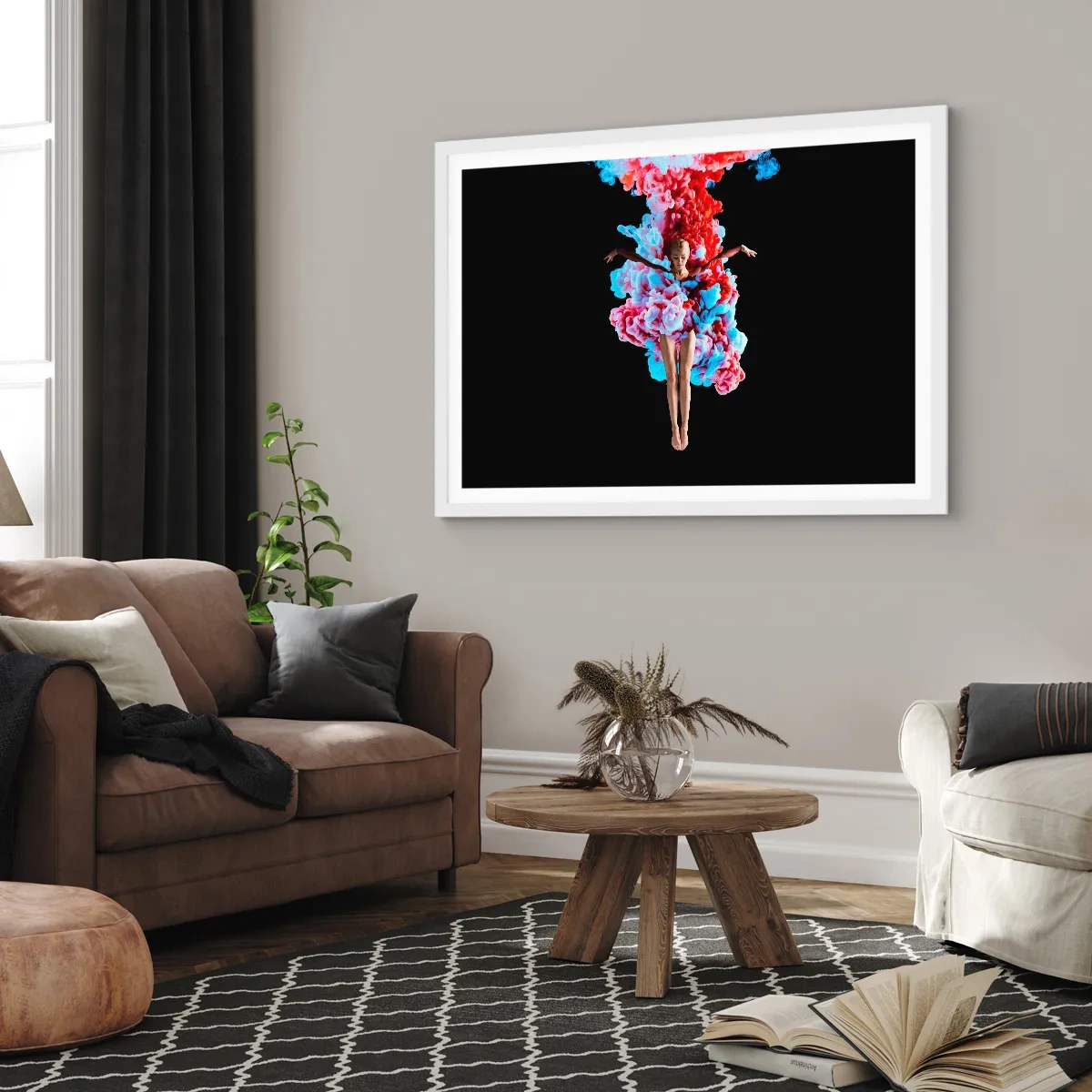 Plagát v bielom ráme - V plnom kvete - 91x61 cm