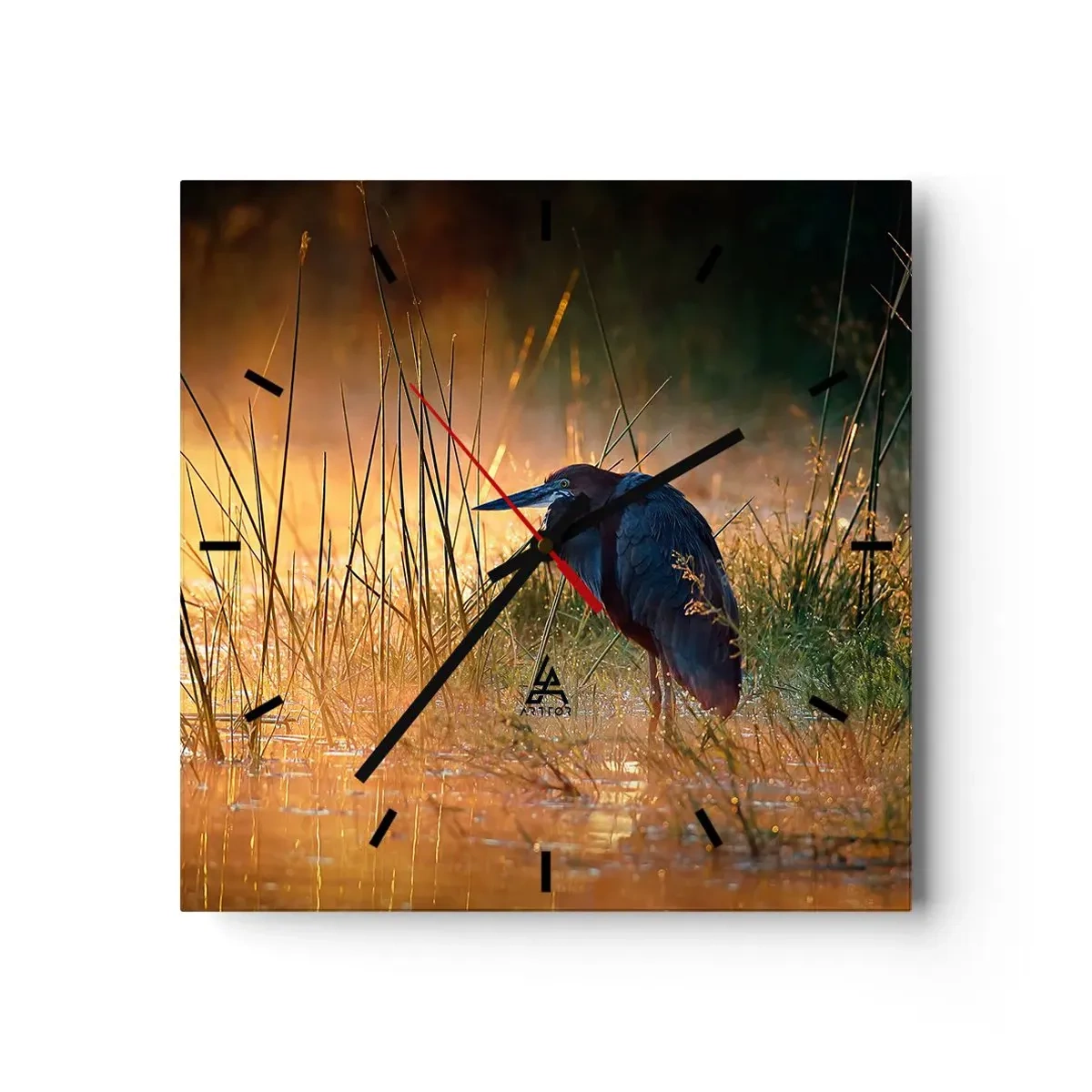 Nástenné hodiny - Ušetrite ma tých fotiek - 40x40 cm