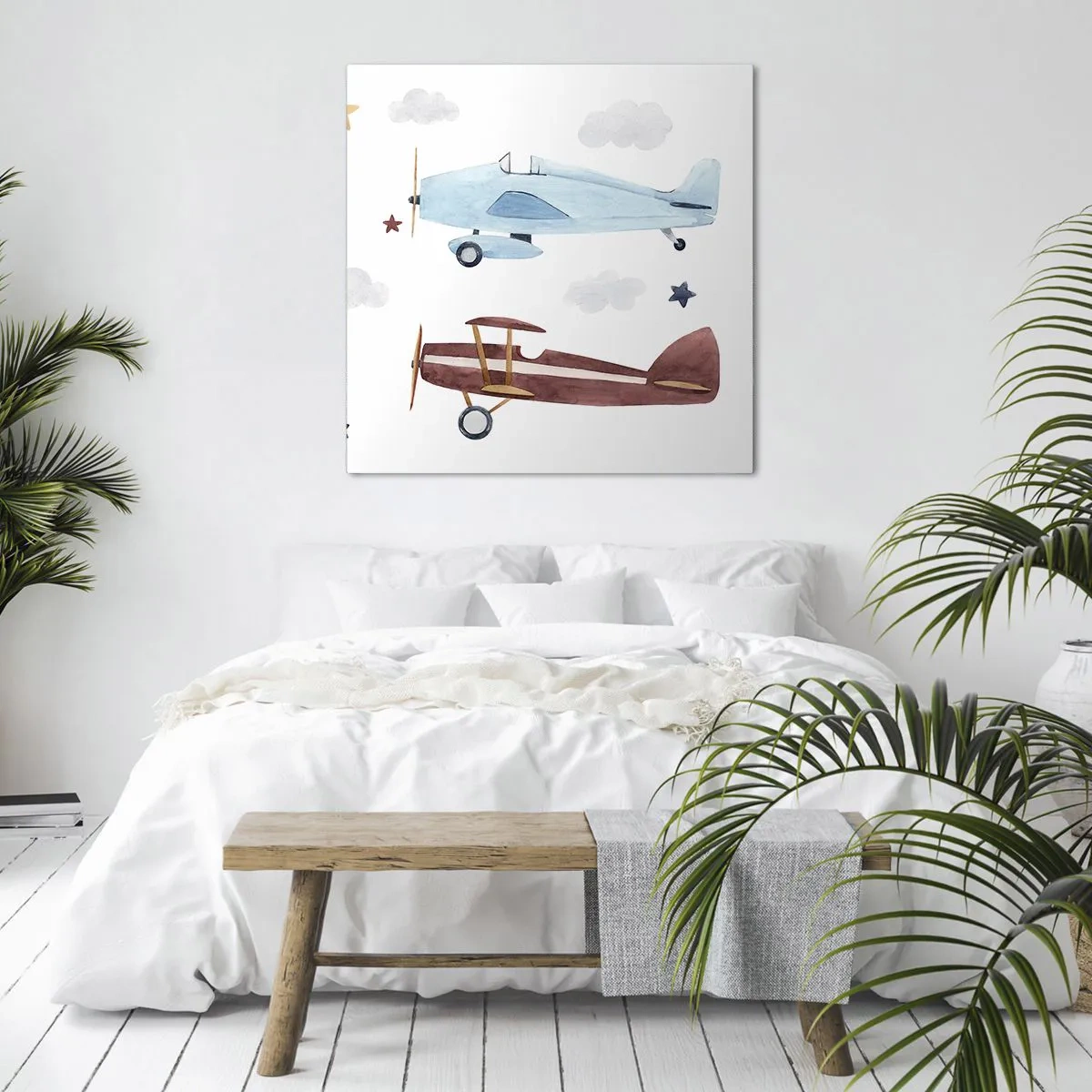 Obraz na plátne - Pán pilot, čakáme! - 40x40 cm