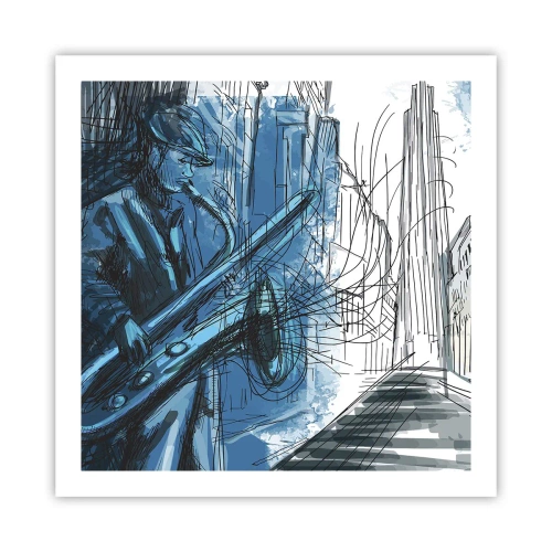 Plagát - Mestská rapsódia - 60x60 cm