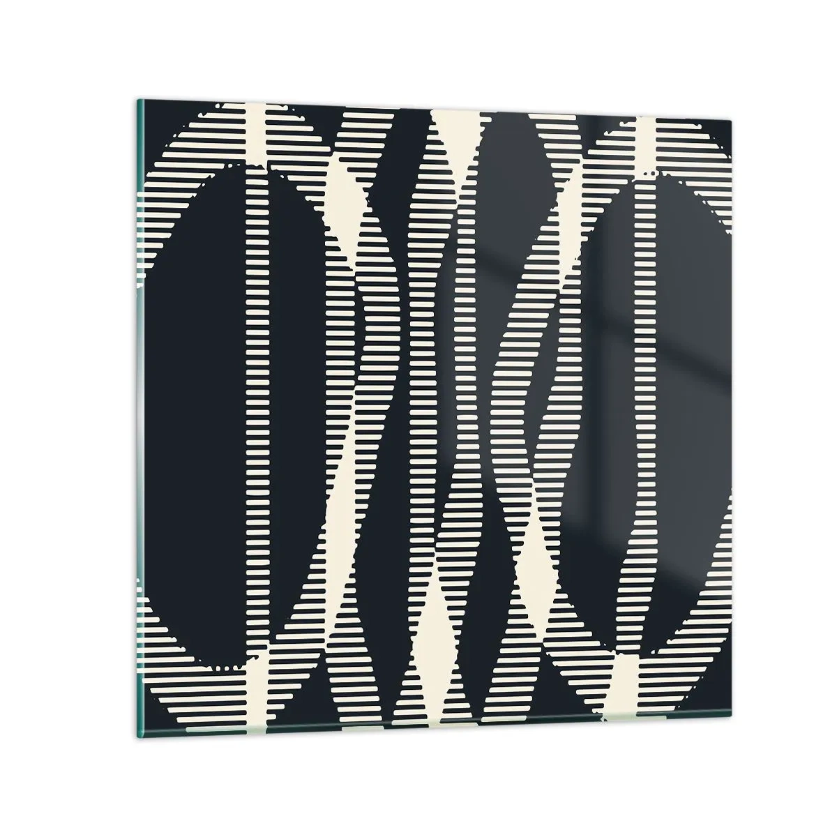 Obraz na skle - Pokus o prelomenie temnoty - 50x50 cm