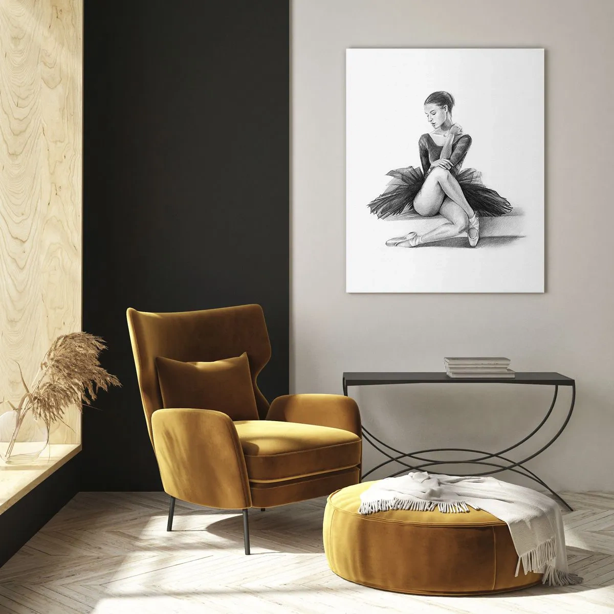 Obraz na skle - Očarená tancom - 80x120 cm