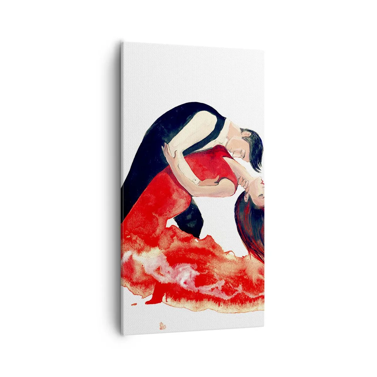 Obraz na plátne - Tango - zmyselná vlna - 55x100 cm