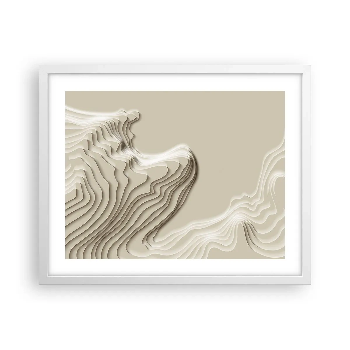 Plagát v bielom ráme - Topografia umenia - 50x40 cm