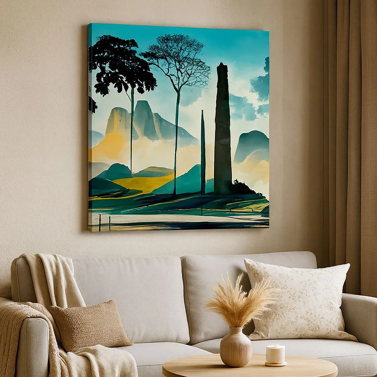 Obraz na plátne - Vyššie a vyššie - 30x30 cm