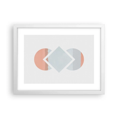 Plagát v bielom ráme - Situácia je jasná - 40x30 cm