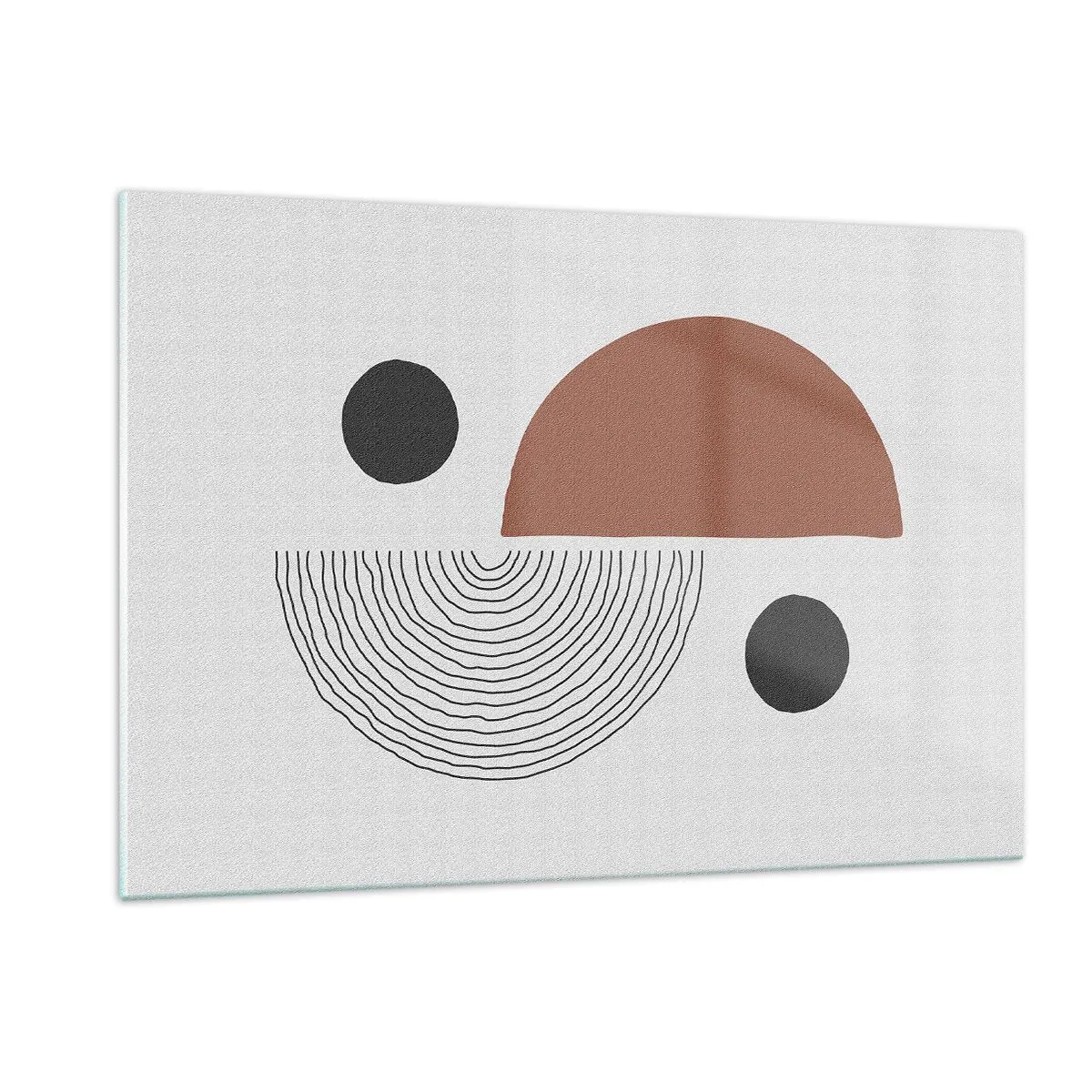 Obraz na skle - Dokonalosť kruhu - 120x80 cm