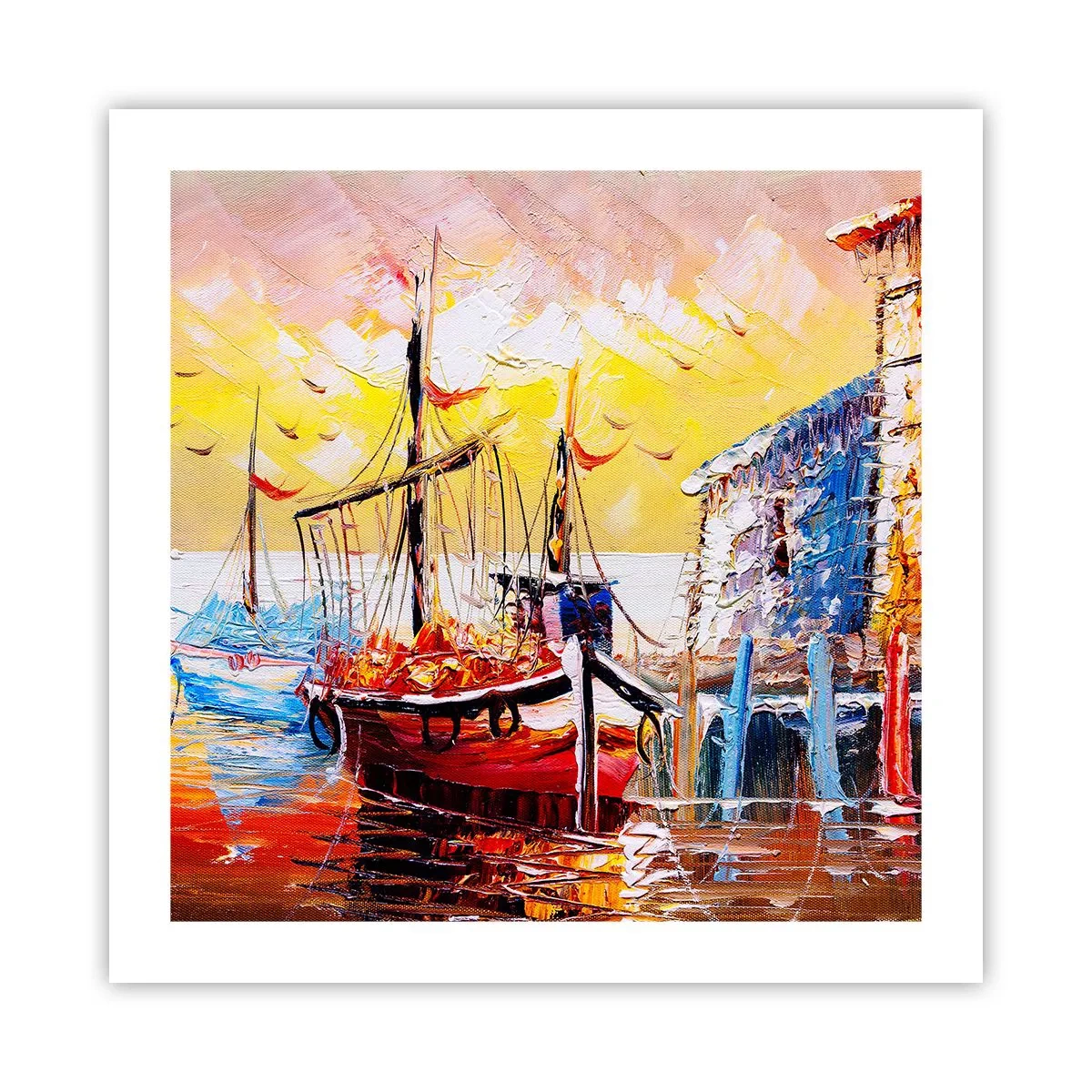 Plagát - Šťastný návrat - 50x50 cm