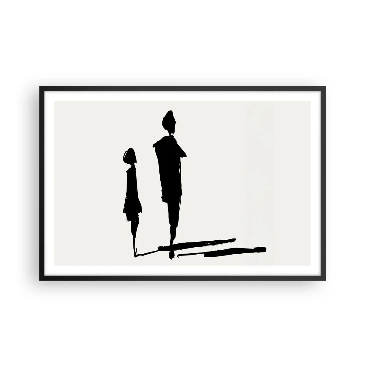 Plagát v čiernom ráme - Určite spolu? - 91x61 cm