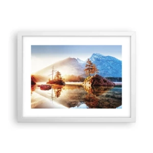Plagát v bielom ráme - Príroda v novom svetle - 40x30 cm
