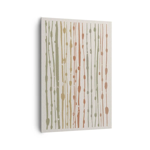 Obraz na plátne - Hudobný záznam farieb - 70x100 cm