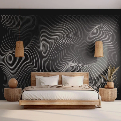 Fototapeta na mieru Premium Sand - Tanec svetla v priestore - 3D, Čiary, Moderné