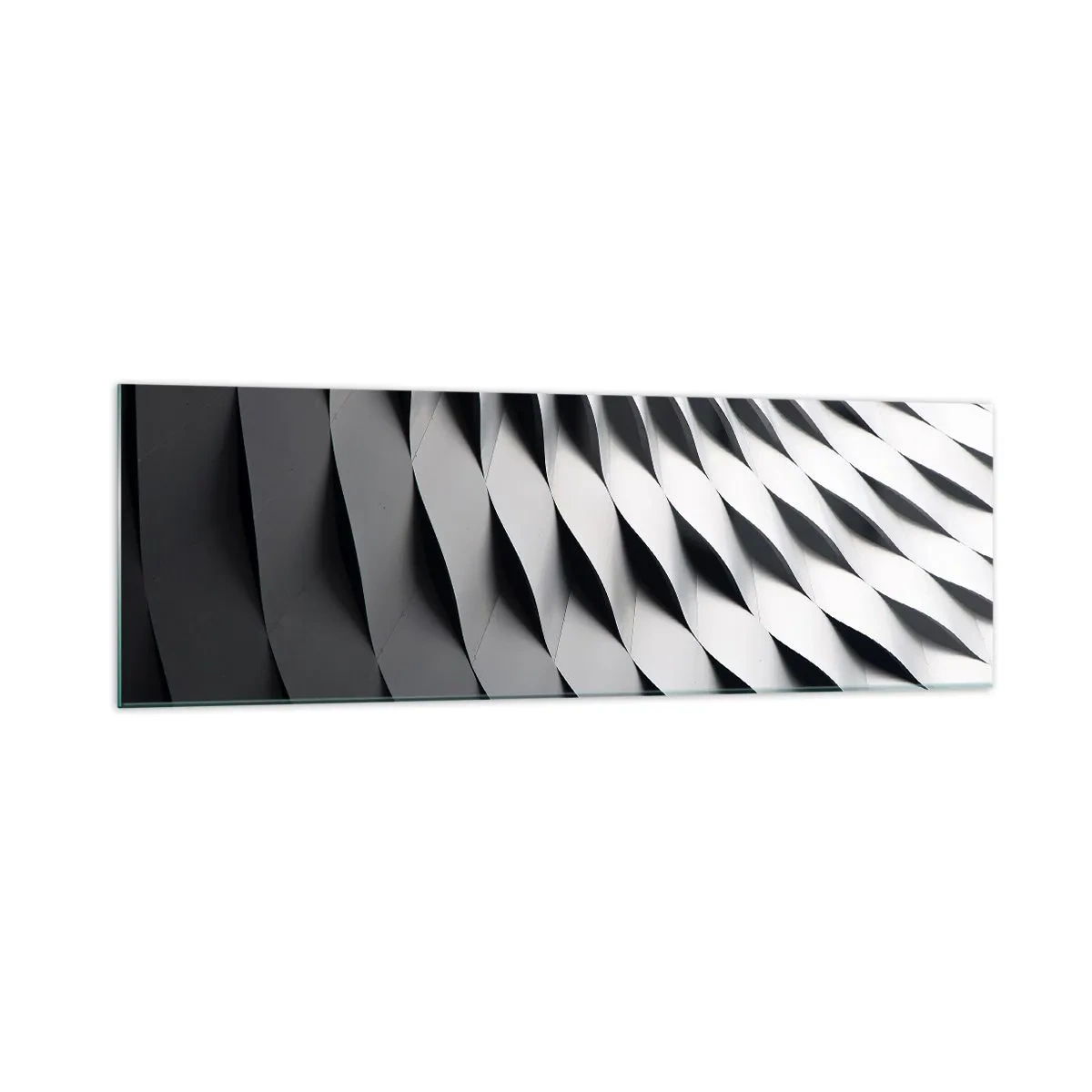 Obraz na skle - Na hladine vĺn - 160x50 cm